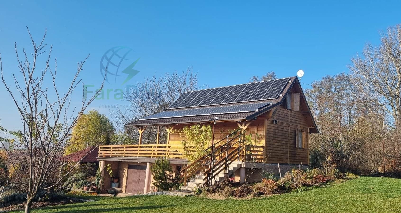 Fotowoltaika dom letniskowy