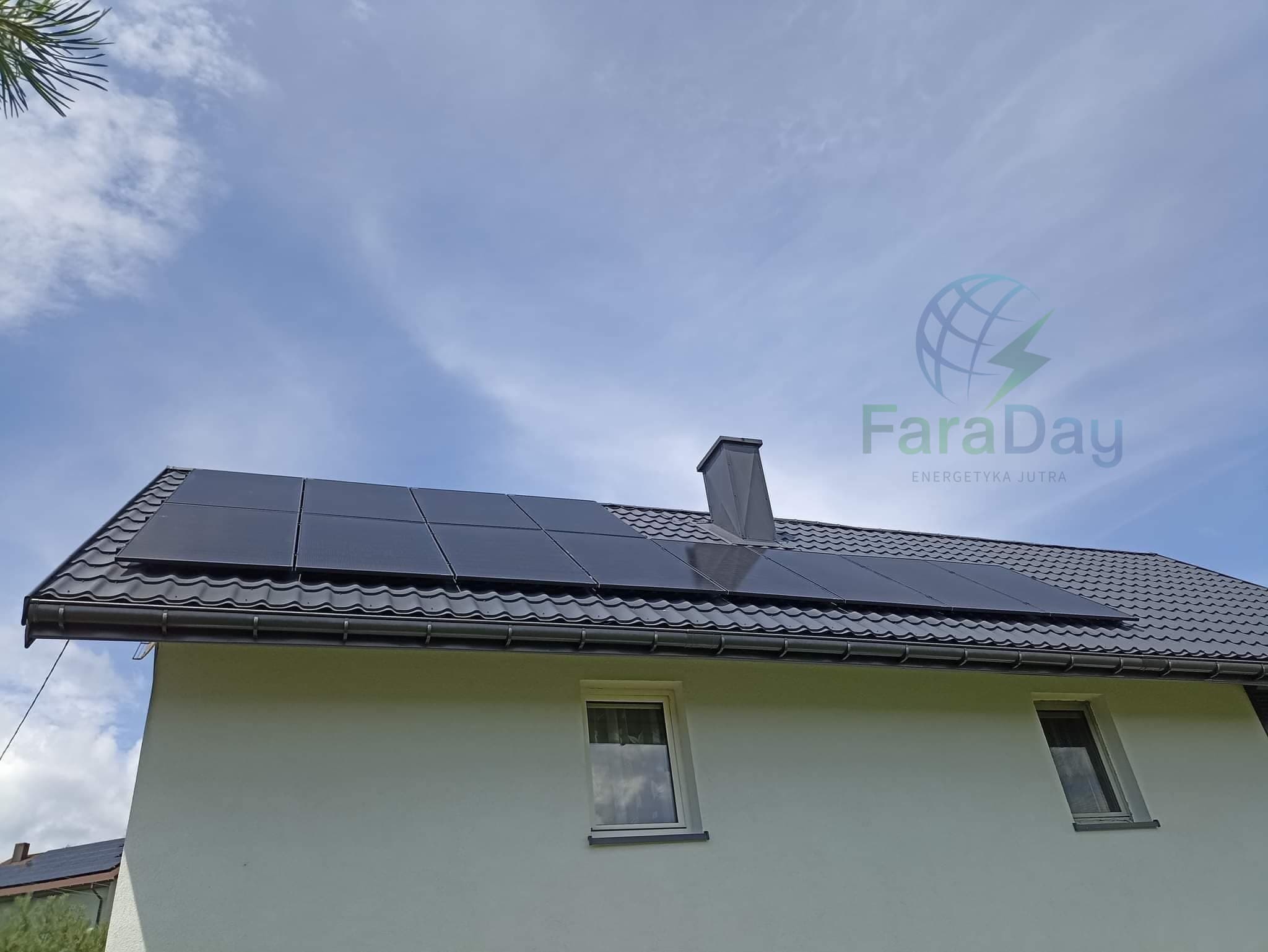 Panele fotowoltaiczne z bliska